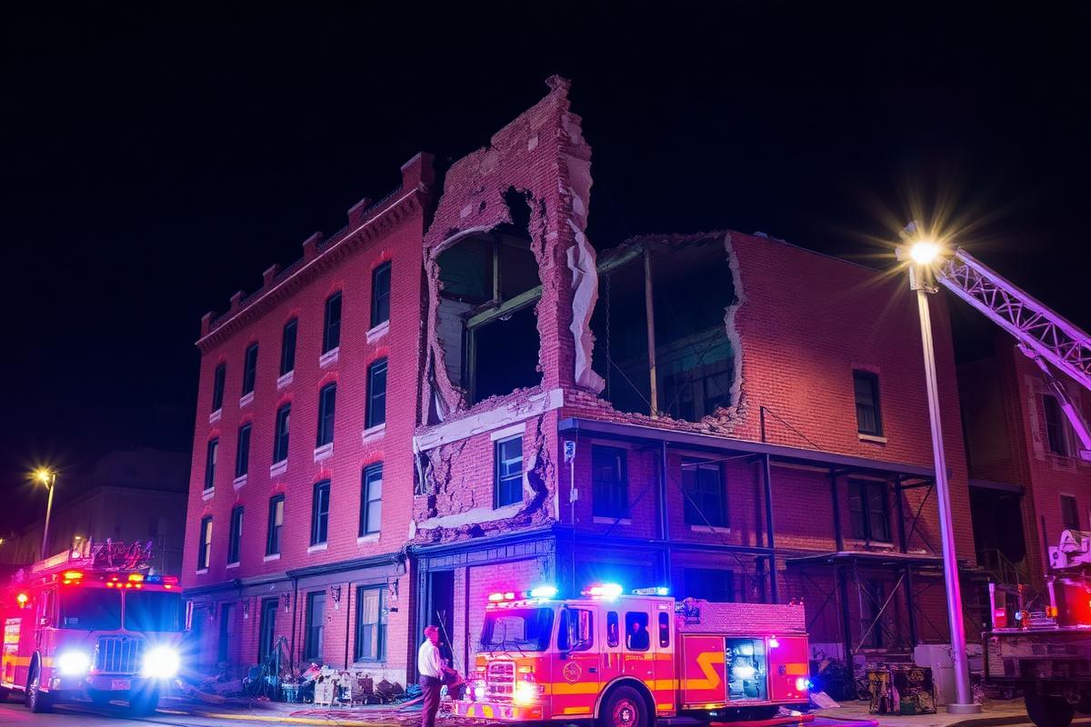 Partial Facade Collapse